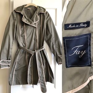 Fay Womens Luxury Raincoat